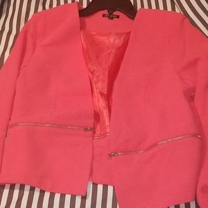 Coral Business casual blazer